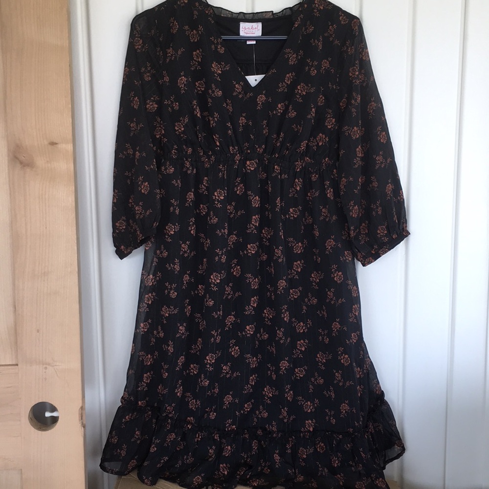 Isabel maternity rose dress 🌹